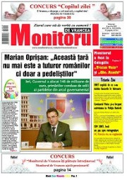 ziarul Monitorul de Vrancea licitatii
